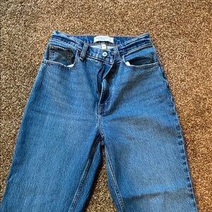 Abercrombie & Fitch High Rise Blue Jeans